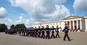 Passing Out Parade At RMA Sandhurst. Not for me, thanks...