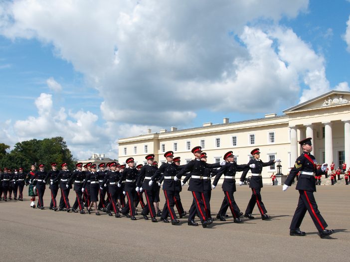 Passing Out Parade At RMA Sandhurst. Not for me, thanks...